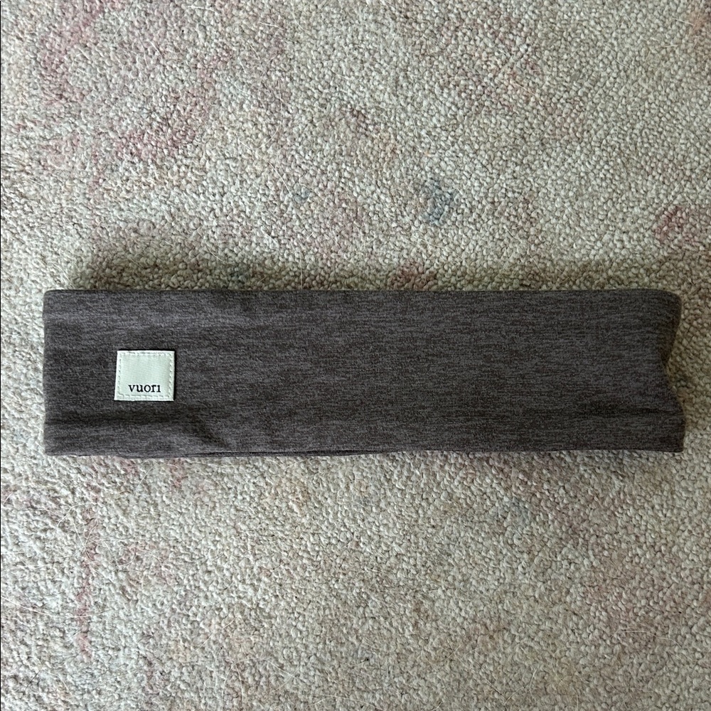 Vuori Dark Gray Heather Halo Headband